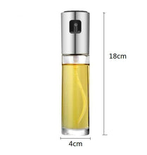 Load image into Gallery viewer, Stainless Steel Oil Spray Bottle Barbecue Water Vinegar Sprayer fuel Injector Glass edible watering barbecue spray lw02271125
