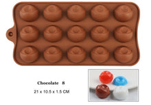 Load image into Gallery viewer, New Silicone Chocolate Mold 29 Shapes Chocolate baking Tools Non-stick Silicone cake mold Jelly and Candy Mold 3D mold DIY best
