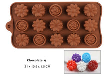 Load image into Gallery viewer, New Silicone Chocolate Mold 29 Shapes Chocolate baking Tools Non-stick Silicone cake mold Jelly and Candy Mold 3D mold DIY best
