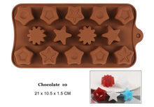 Load image into Gallery viewer, New Silicone Chocolate Mold 29 Shapes Chocolate baking Tools Non-stick Silicone cake mold Jelly and Candy Mold 3D mold DIY best
