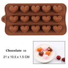 Load image into Gallery viewer, New Silicone Chocolate Mold 29 Shapes Chocolate baking Tools Non-stick Silicone cake mold Jelly and Candy Mold 3D mold DIY best
