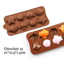 Load image into Gallery viewer, New Silicone Chocolate Mold 29 Shapes Chocolate baking Tools Non-stick Silicone cake mold Jelly and Candy Mold 3D mold DIY best
