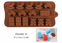 Load image into Gallery viewer, New Silicone Chocolate Mold 29 Shapes Chocolate baking Tools Non-stick Silicone cake mold Jelly and Candy Mold 3D mold DIY best
