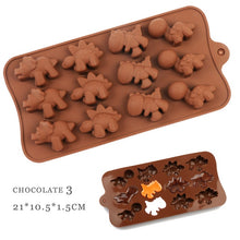 Load image into Gallery viewer, New Silicone Chocolate Mold 29 Shapes Chocolate baking Tools Non-stick Silicone cake mold Jelly and Candy Mold 3D mold DIY best
