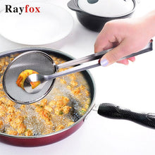 Load image into Gallery viewer, Rayfox Stainless Steel Fried Food Oil Scoop Kitchen Colander Strainer Drain Oilfolder for Kitchen Accessories Gadgets Supplies C
