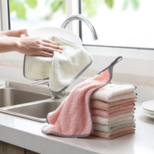 Load image into Gallery viewer, Kitchen Accessories Cleaning Cloth Can Be Hung Coral Coral Sink Wipes for Kitchen Household Towel Cleaning Gadgets Kitchen Tools
