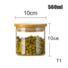 Load image into Gallery viewer, Mason Candy Jar For Spices Glass Transparent Container Glass Jars With Lids Cookie Jar Kitchen Jars And Lids Small Size Wholesal
