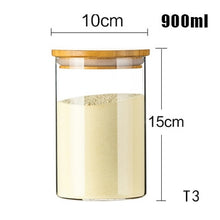 Load image into Gallery viewer, Mason Candy Jar For Spices Glass Transparent Container Glass Jars With Lids Cookie Jar Kitchen Jars And Lids Small Size Wholesal
