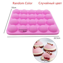 Load image into Gallery viewer, Round Bakery Silicone Molds Cake Form For Cupcake Muffin Baking Ball Sphere Pudding Cake Soap Mold DIY Pastry Baking Accessories
